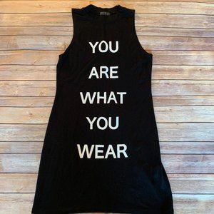 FOREVER 21 "You Are What You Wear" Bodycon Dress